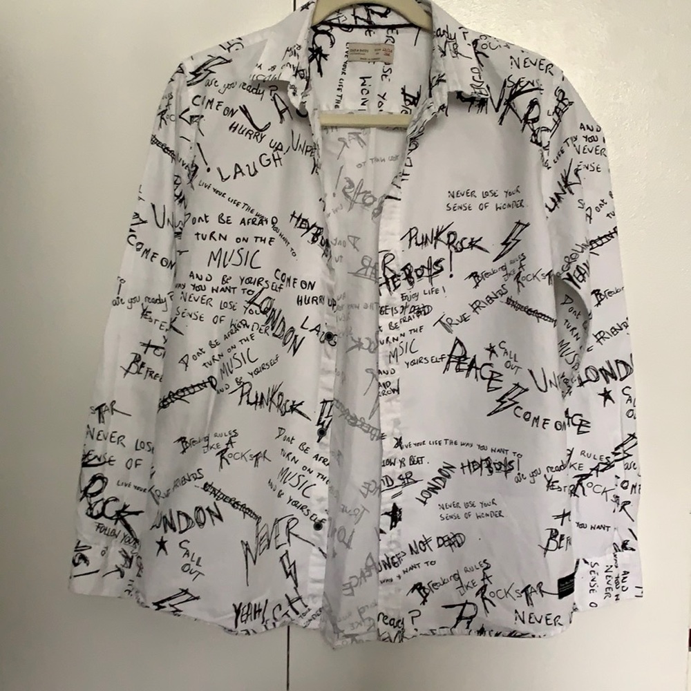 Zara boys collared shirt